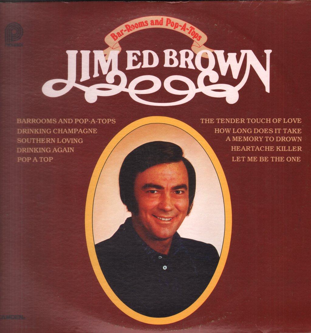 Jim Ed Brown - Bar-Rooms And Pop-A-Tops - Lp