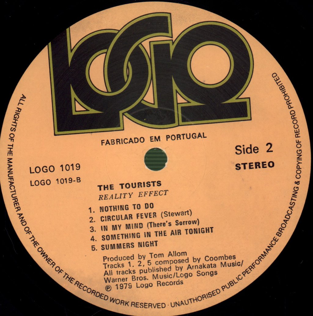 Tourists - Reality Effect - Lp