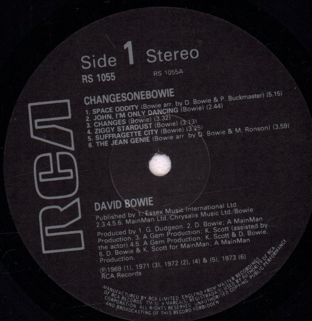 David Bowie - Changes One - Lp