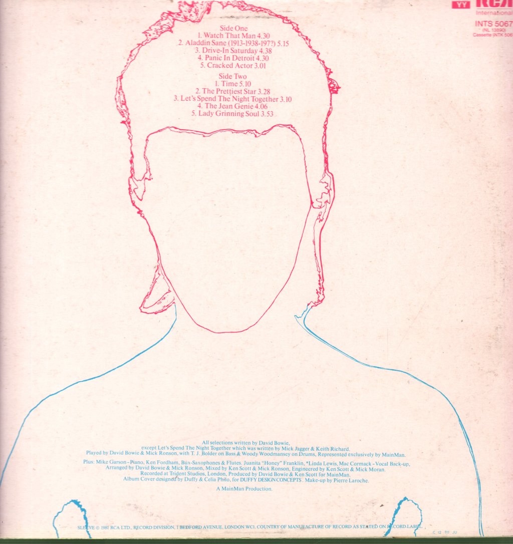 David Bowie - Aladdin Sane - Lp