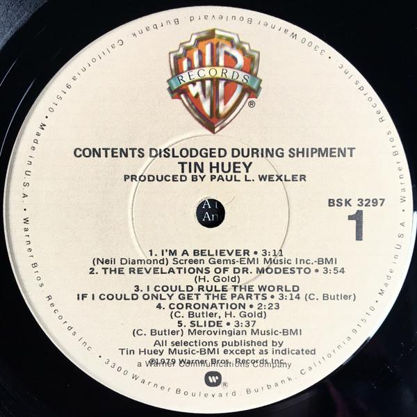 Tin Huey - Contents Dislodged During Shipment - Lp
