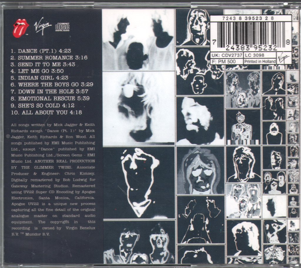Rolling Stones - Emotional Rescue - Cd