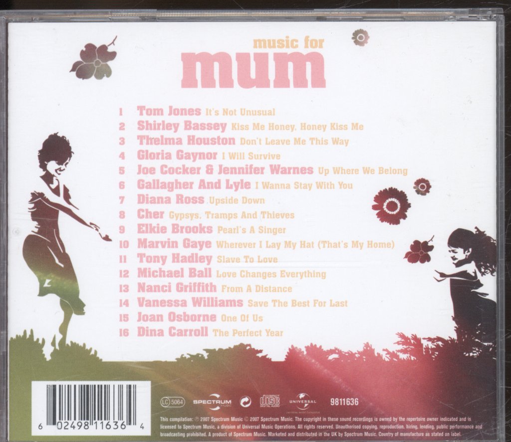 Various Artists - Music For Mum - Cd