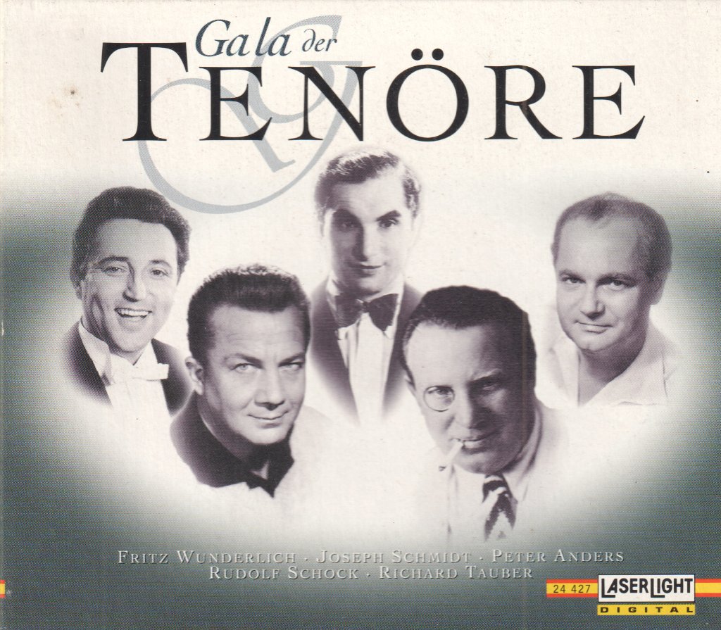 Joseph Schmidt, Richard Tauber, Peter Anders - Gala der Tenöre - Cd Set