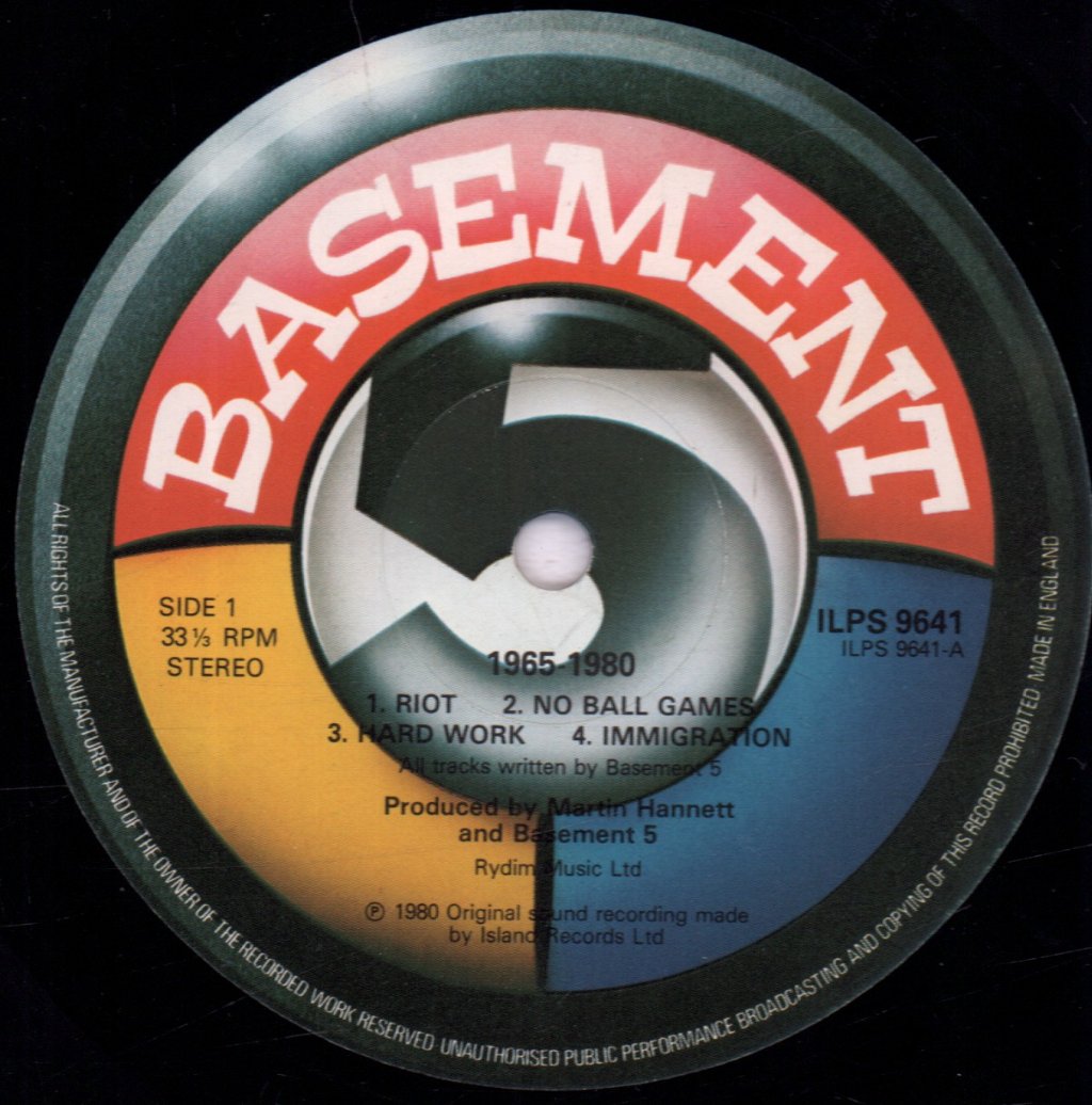 Basement 5 - 1965-1980 - Lp