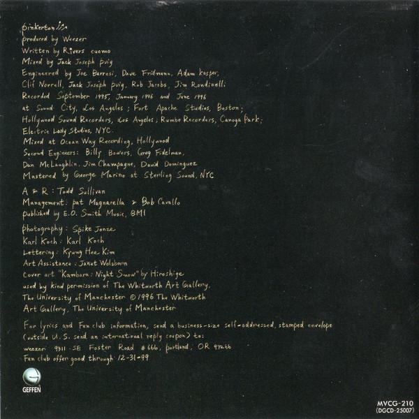 Weezer - Pinkerton - Cd