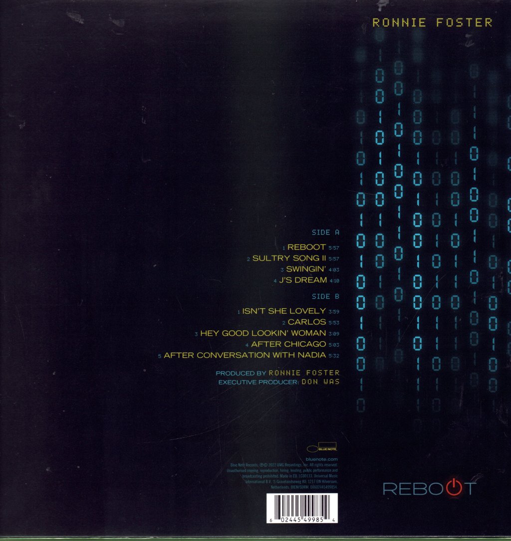Ronnie Foster - Reboot - Lp