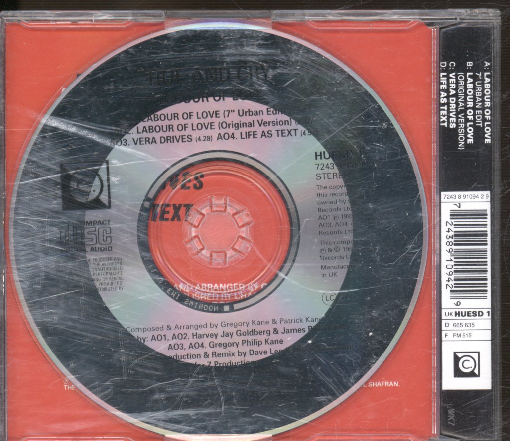 Hue And Cry - Labour Of Love - Cd