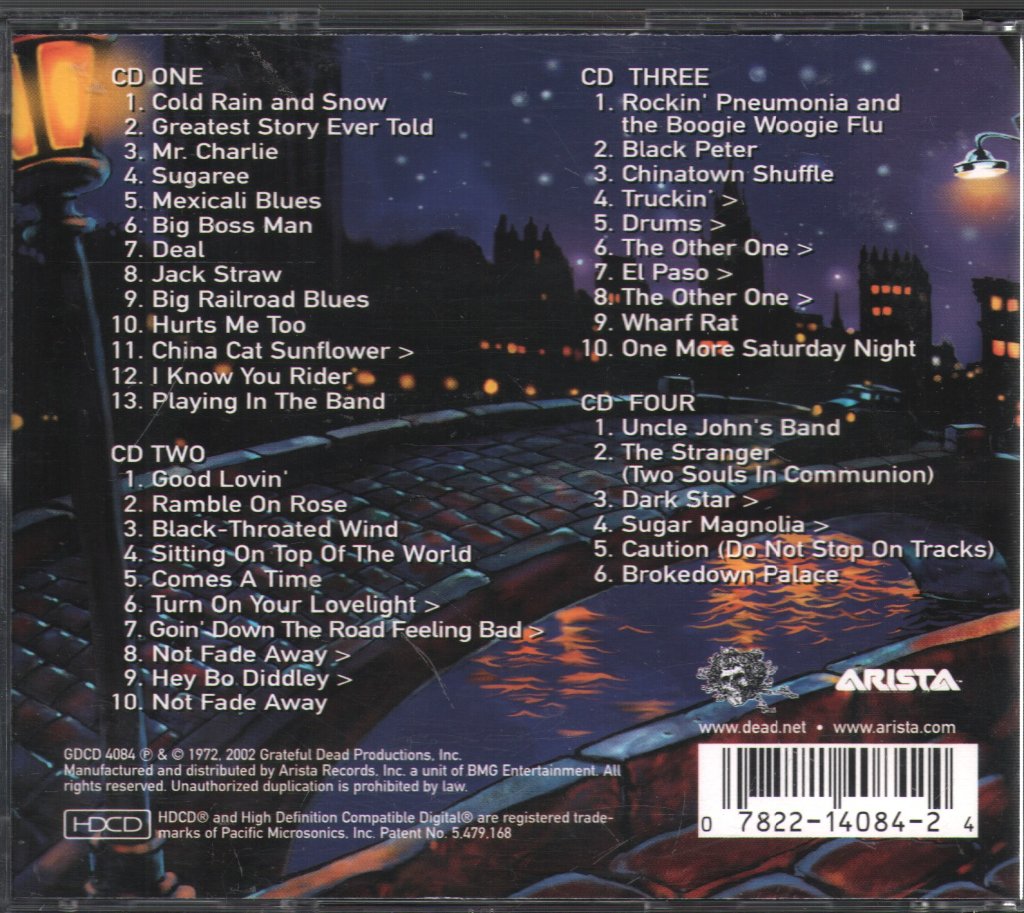 Grateful Dead - Steppin' Out With The Grateful Dead England '72 - Cd Set