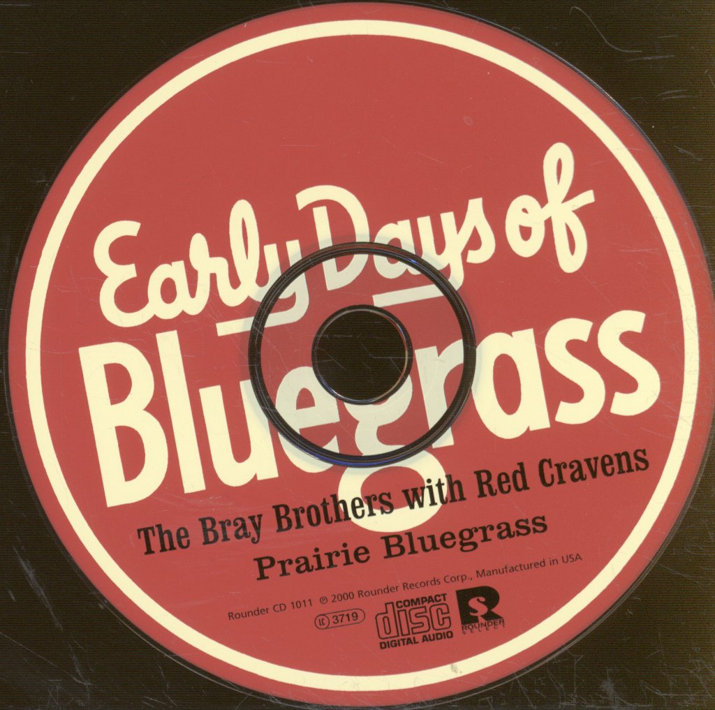 Bray Brothers With Red Cravens - Prairie Bluegrass - Cd
