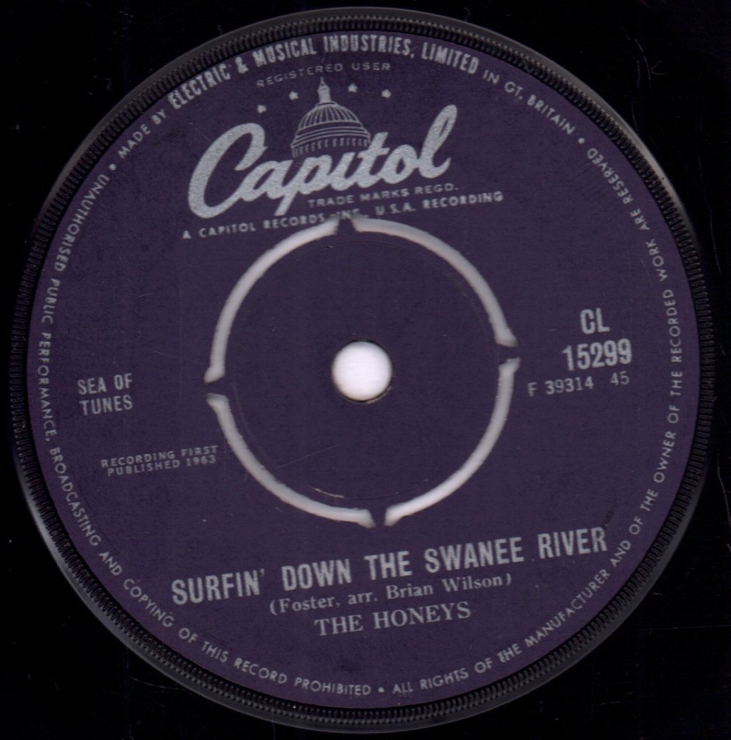 Honeys - Surfin' Down The Swanee River - 7 Inch