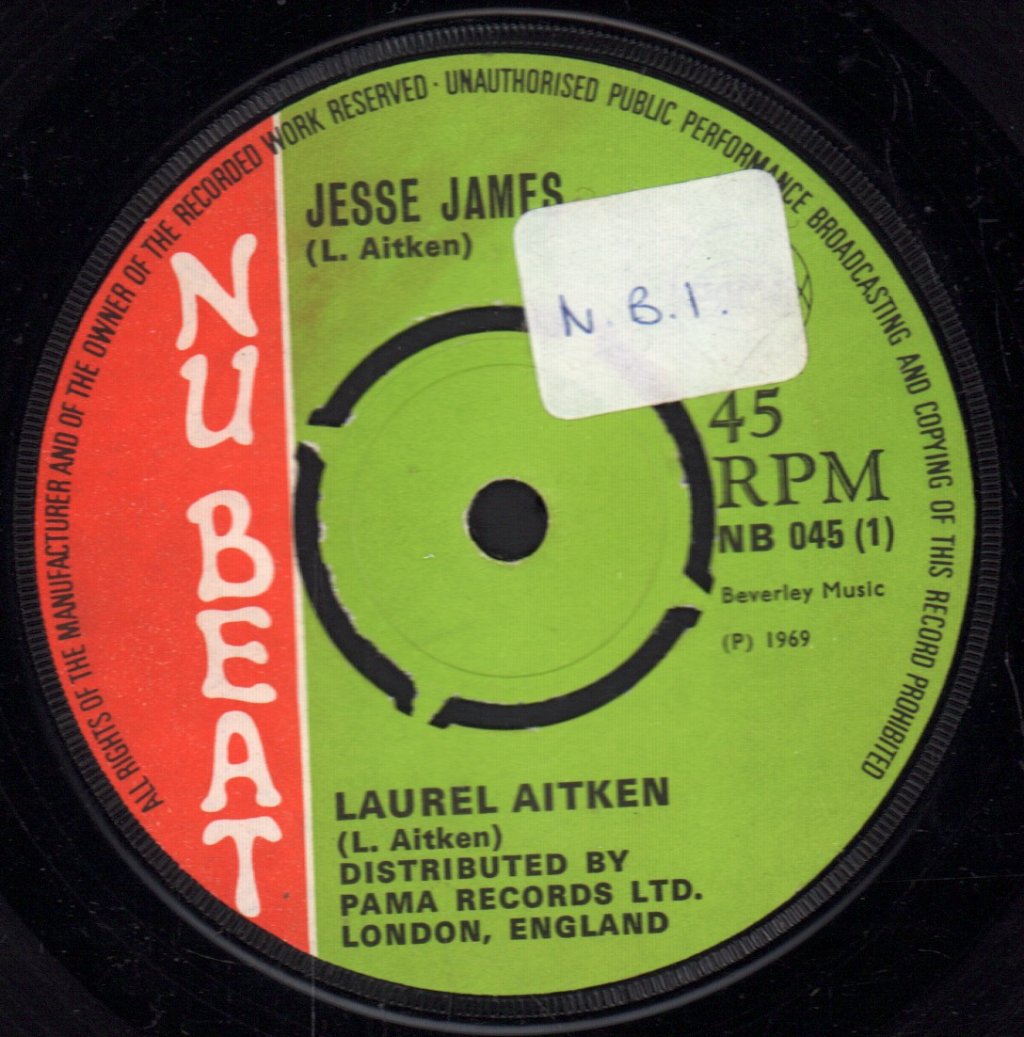Laurel Aitken - Jesse James - 7 Inch