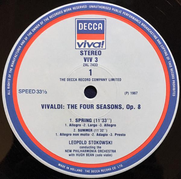 Leopold Stokowski - vivaldi Le Quattro Stagioni - Lp