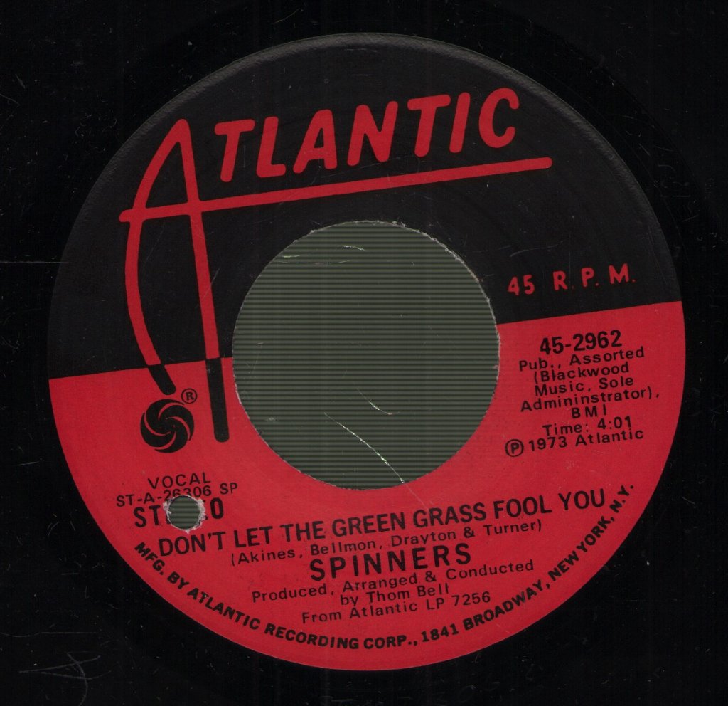 Spinners (Soul Group) - Don't Let The Green Grass Fool You/One Of A Kind - 7 Inch