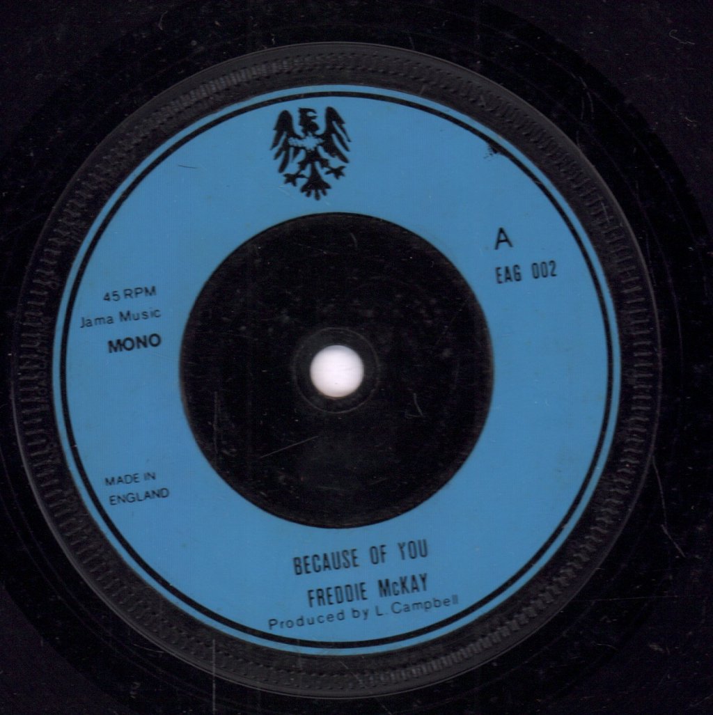 Freddie Mckay - Because Of You - 7 Inch