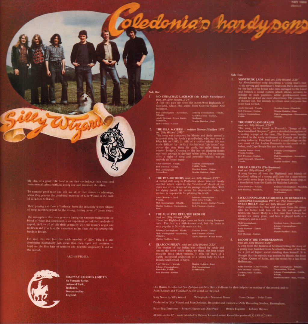 Silly Wizard - Caledonia's Hardy Sons - Lp