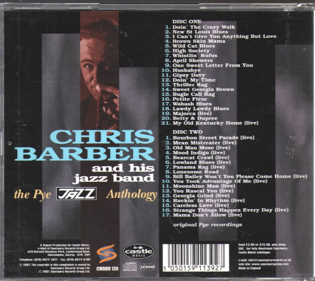 Chris Barber's Jazz Band - Pye Jazz Anthology - Double Cd