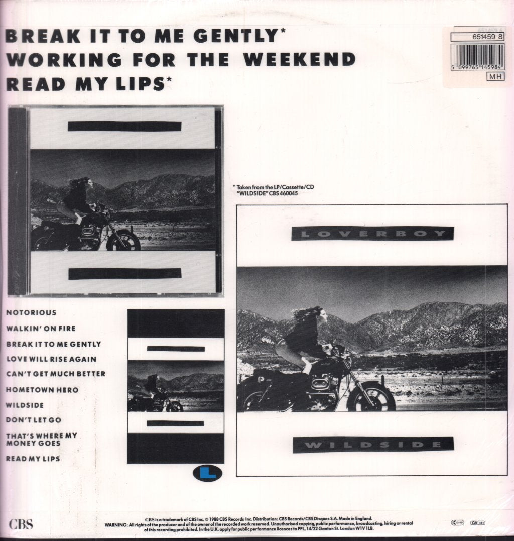 Loverboy - Break It To Me Gently - 12 Inch