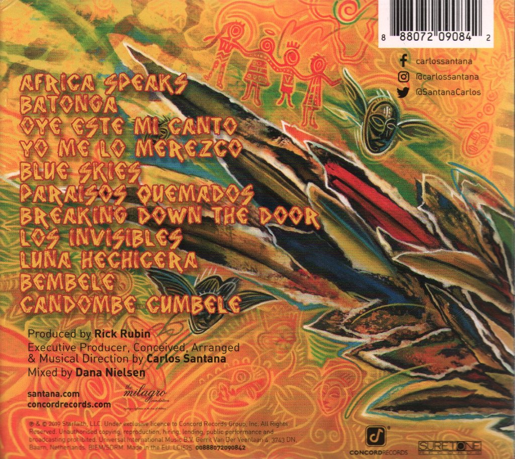 Santana - Africa Speaks - Cd