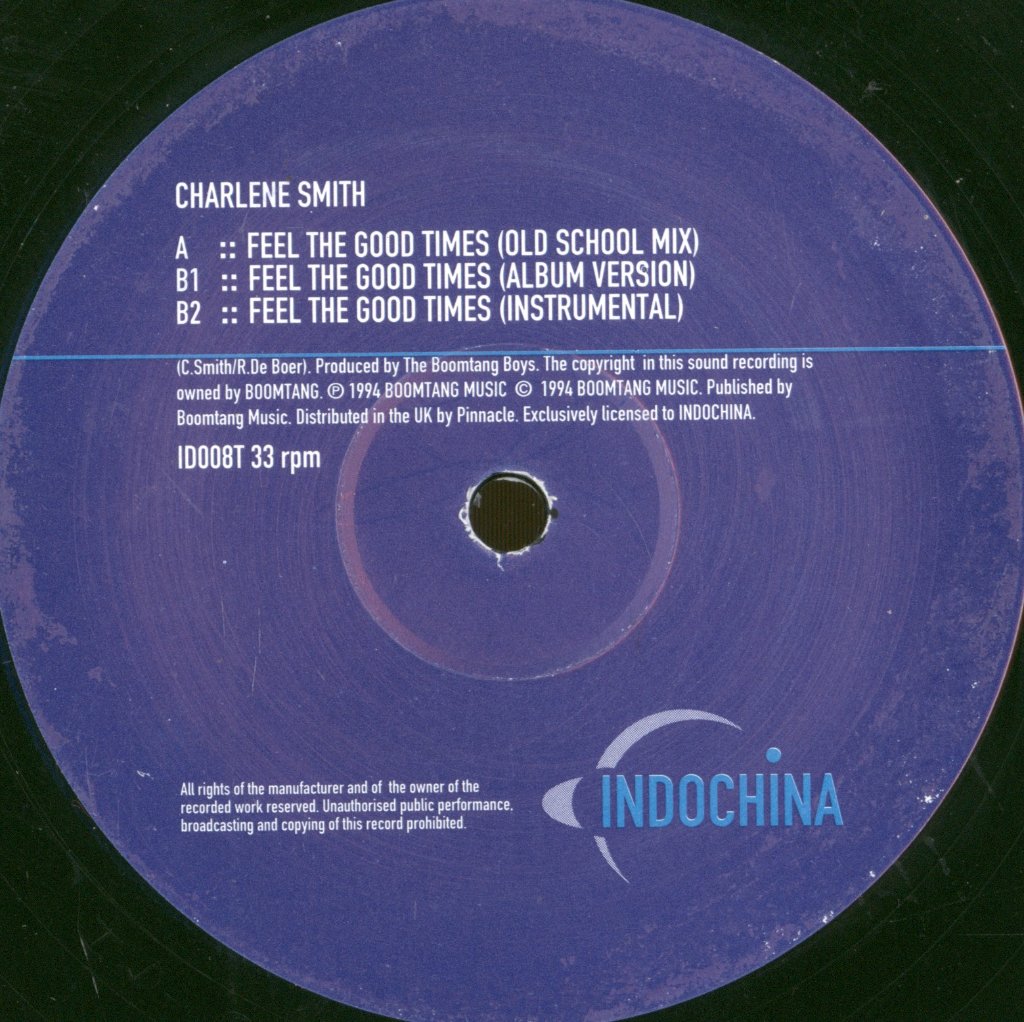 Charlene Smith - Feel The Good Times - 12 Inch