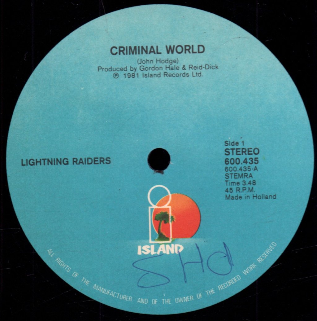 Lightning Raiders - Criminal World - 12 Inch