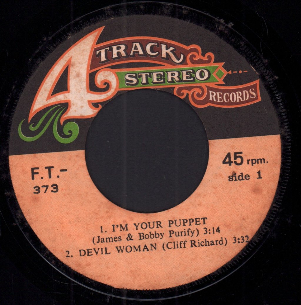 james and bobby purify / cliff richard / dr hook / john travolta - i'm your puppet - 7 Inch