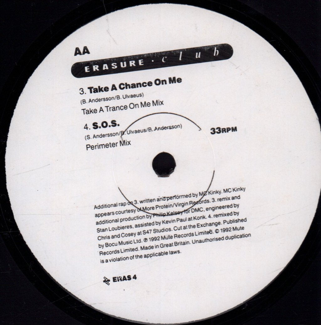 Erasure - Voulez Vous - 12 Inch