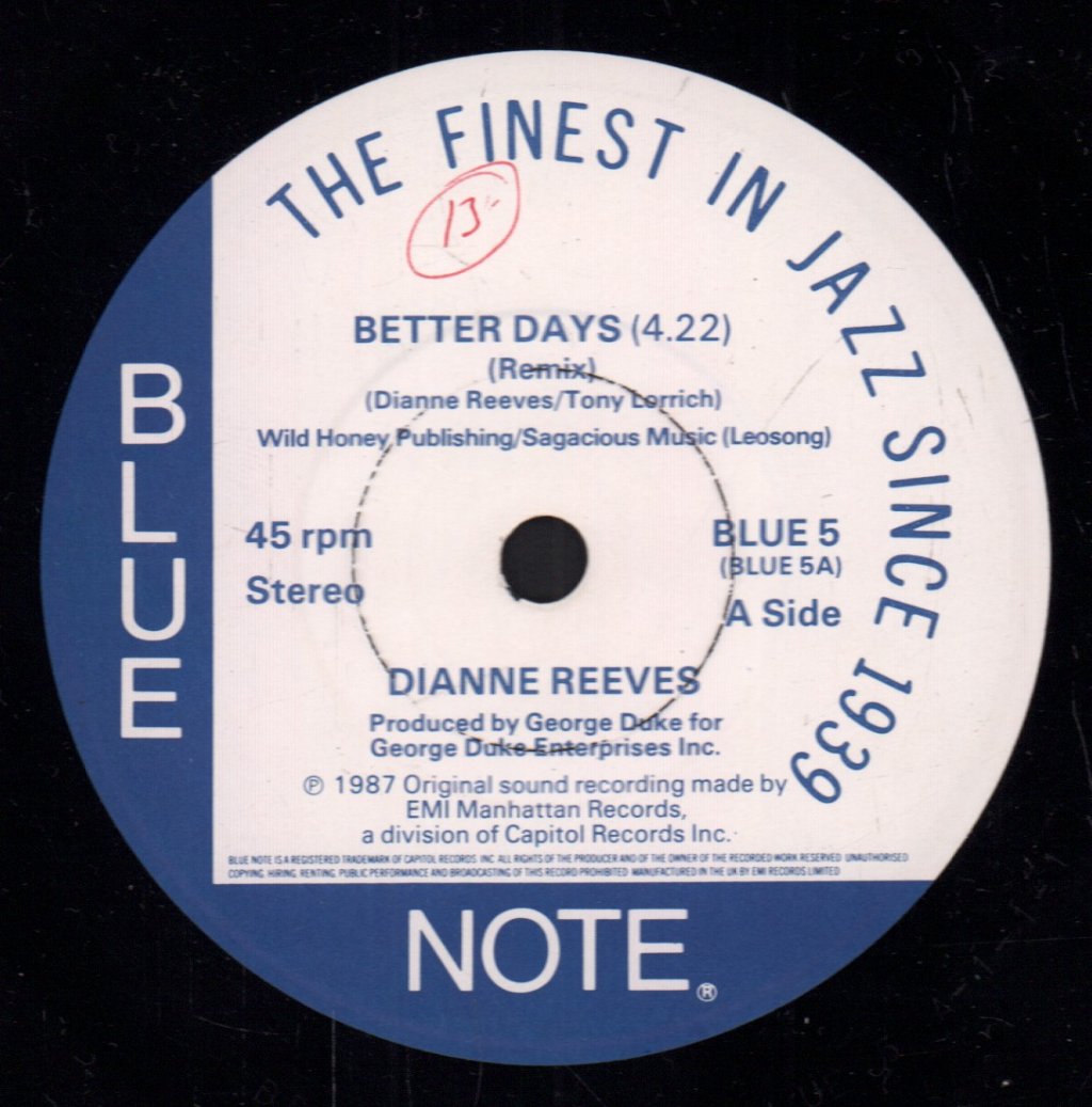 Dianne Reeves - Better Days - 7 Inch