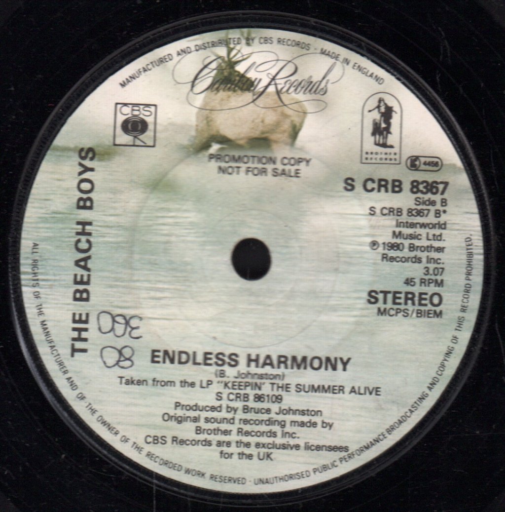Beach Boys - Oh Darlin' - 7 Inch
