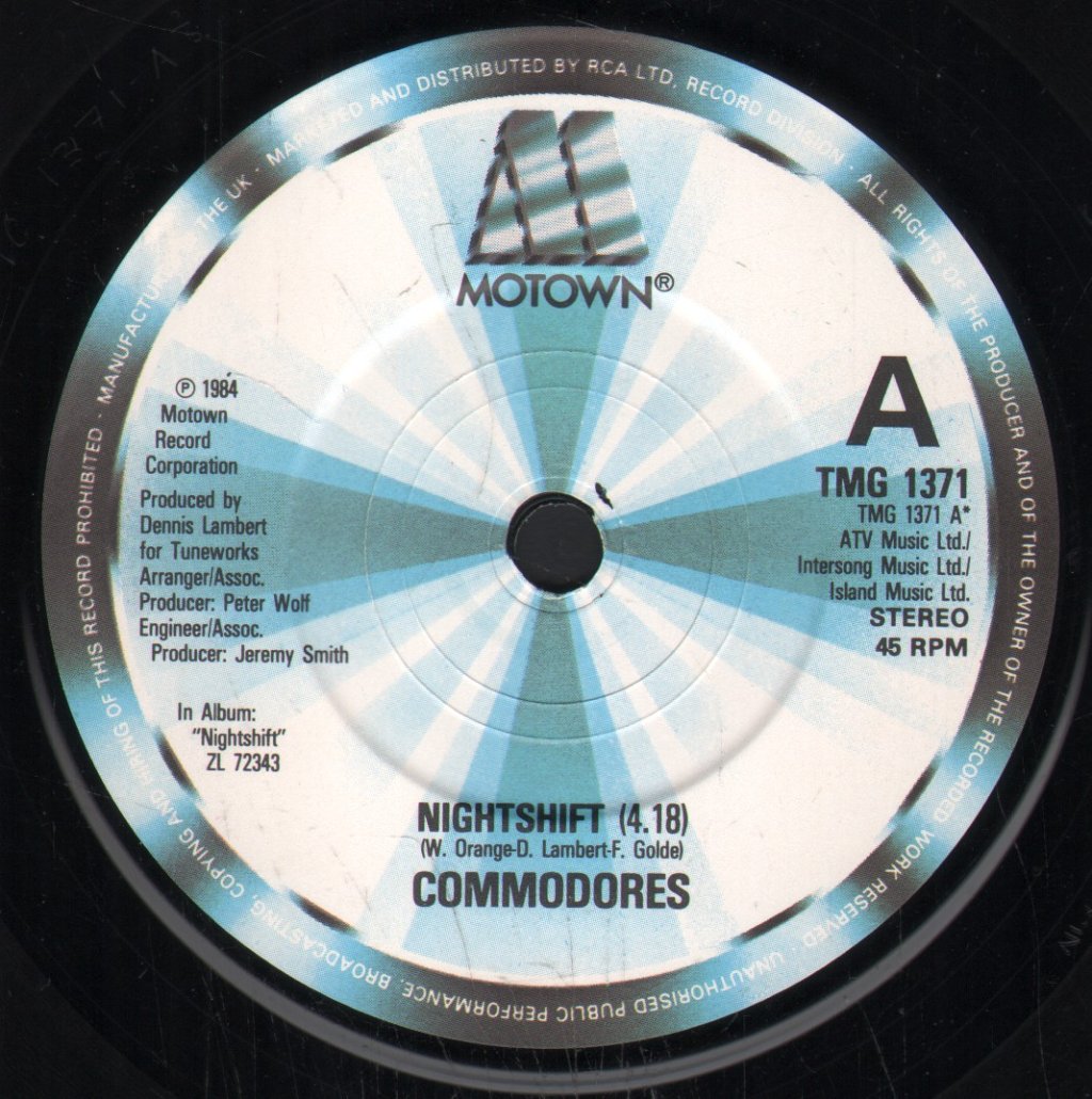 Commodores - Nightshift - 7 Inch