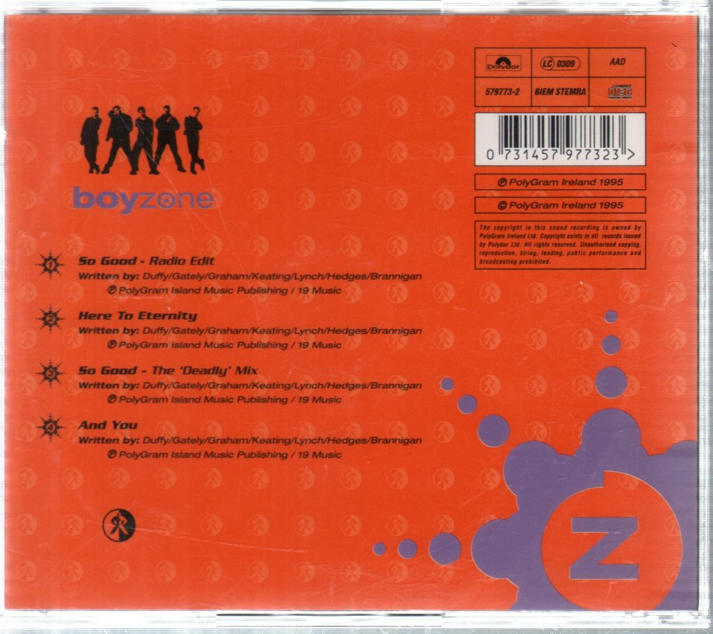 Boyzone (Boy Band) - So Good - Cd