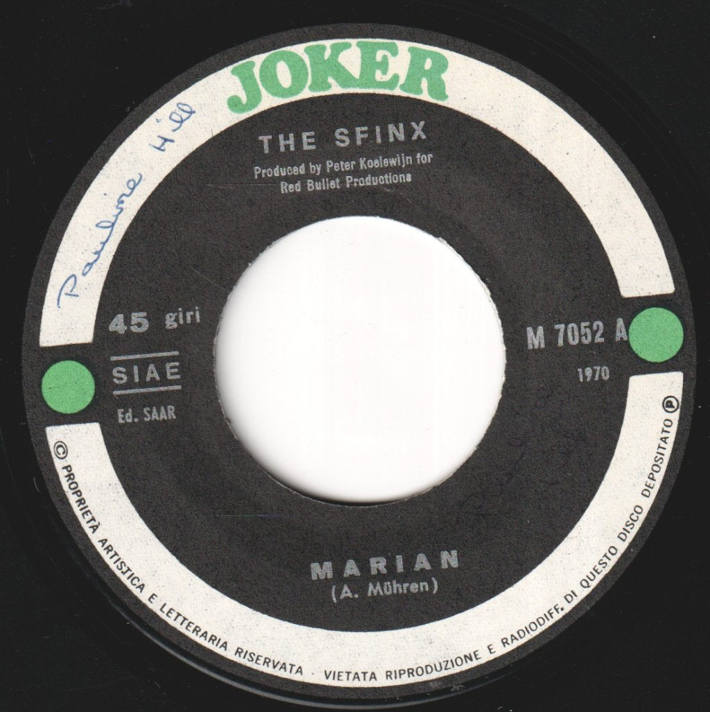 sfinx - Marian - 7 Inch