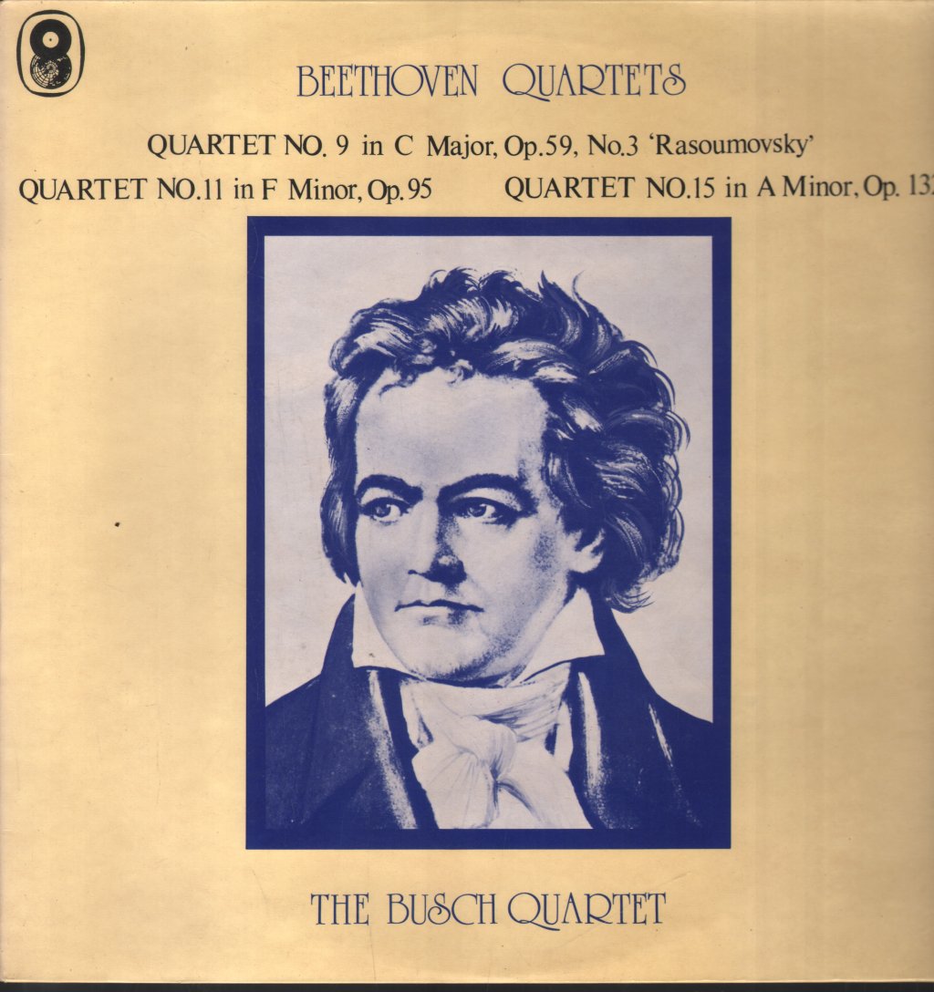 Busch Quartet - Beethoven Quartets - Double Lp