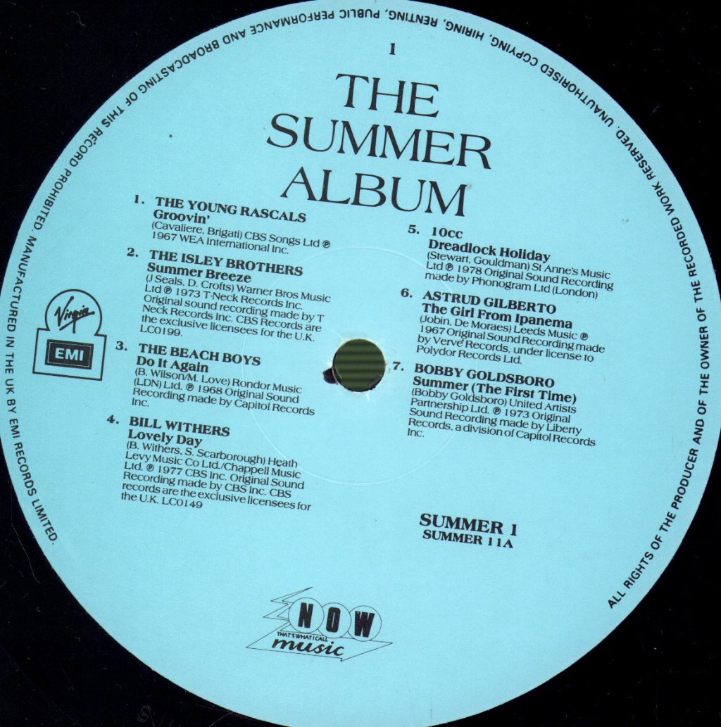 Various Artists - Summer Album - Double Lp
