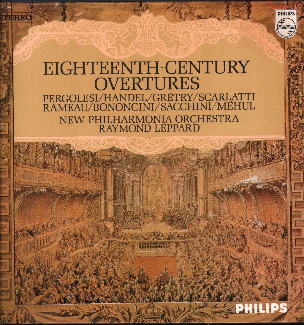 Raymond Leppard / New Philharmonia Orchestra - Eighteenth Century Overtures - Lp