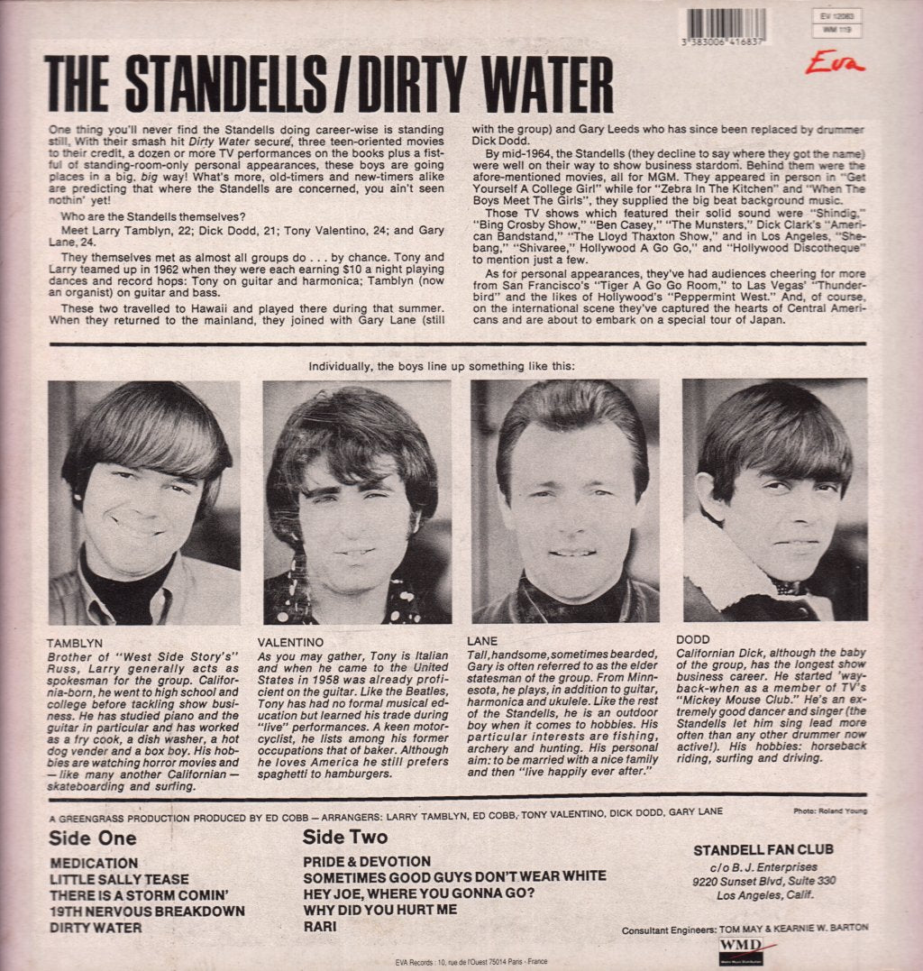 Standells - Dirty Water - Lp
