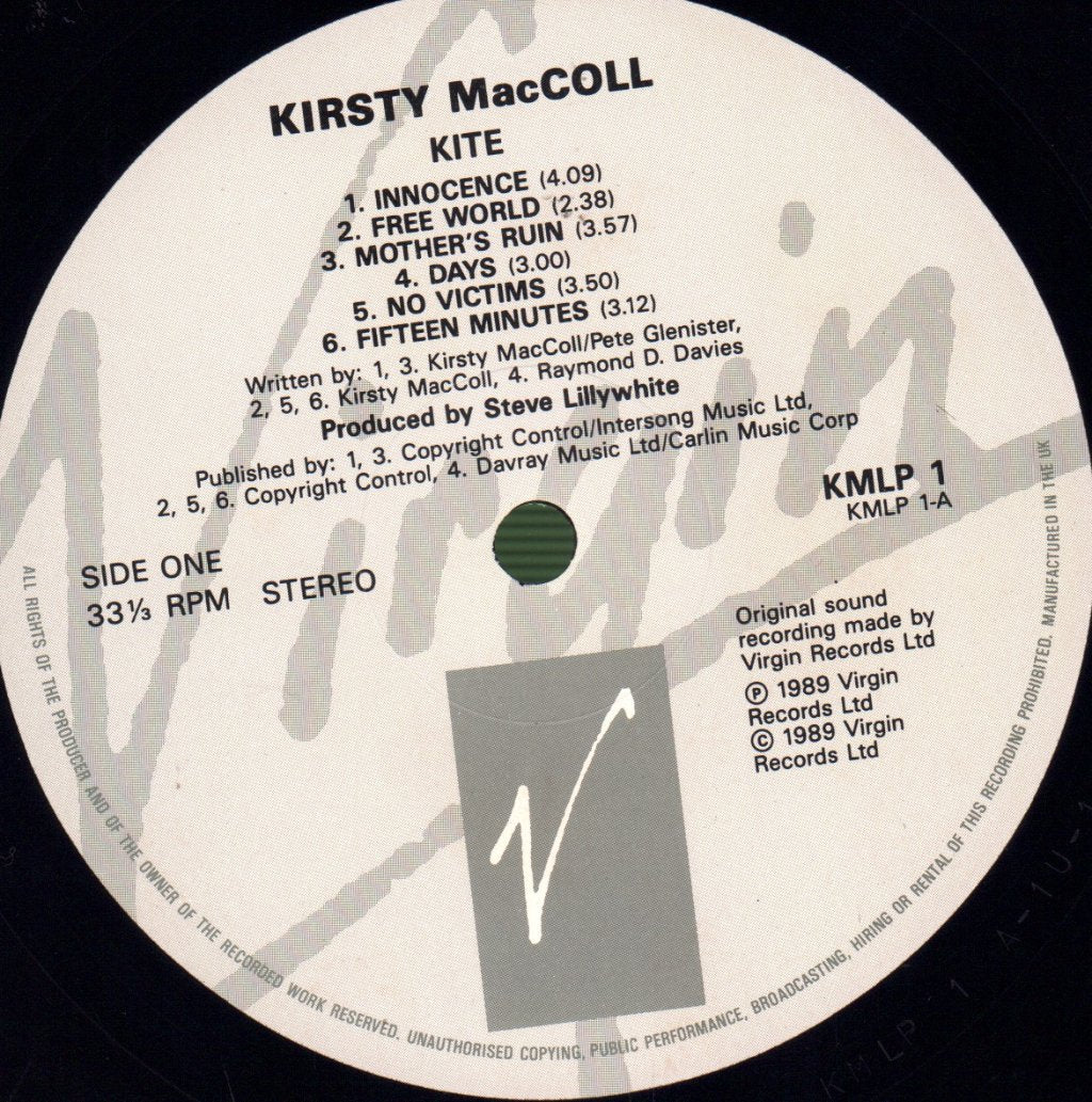 Kirsty MacColl - Kite - Lp