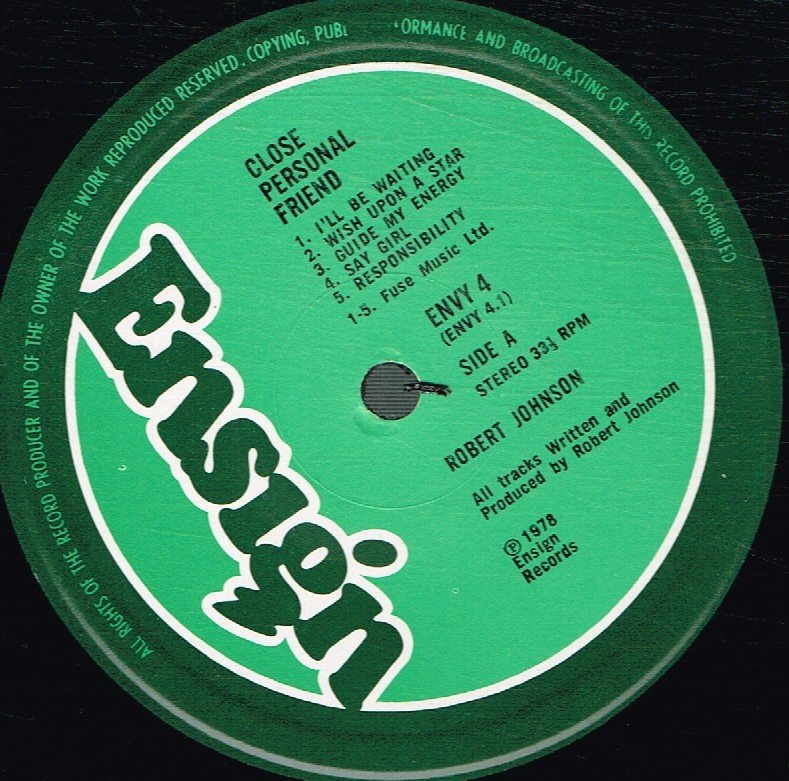 Robert Johnson (70'S) - Close Personal Friend - Lp