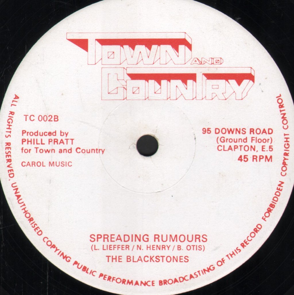 Blackstones - True True True - 12 Inch