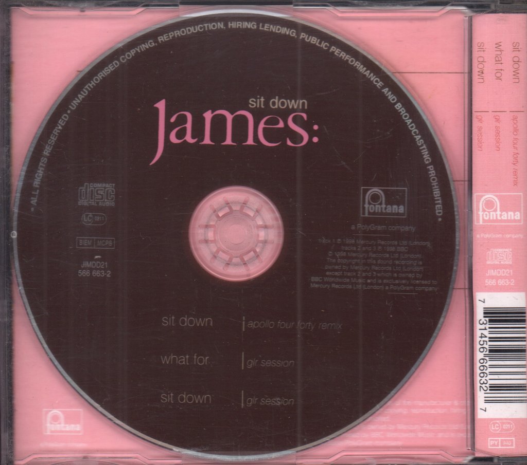 James - Sit Down 98 - Cd