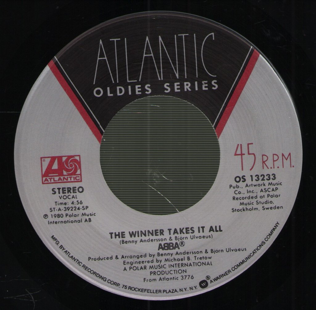 ABBA - Chiquitita / The Winner Takes It All - 7 Inch