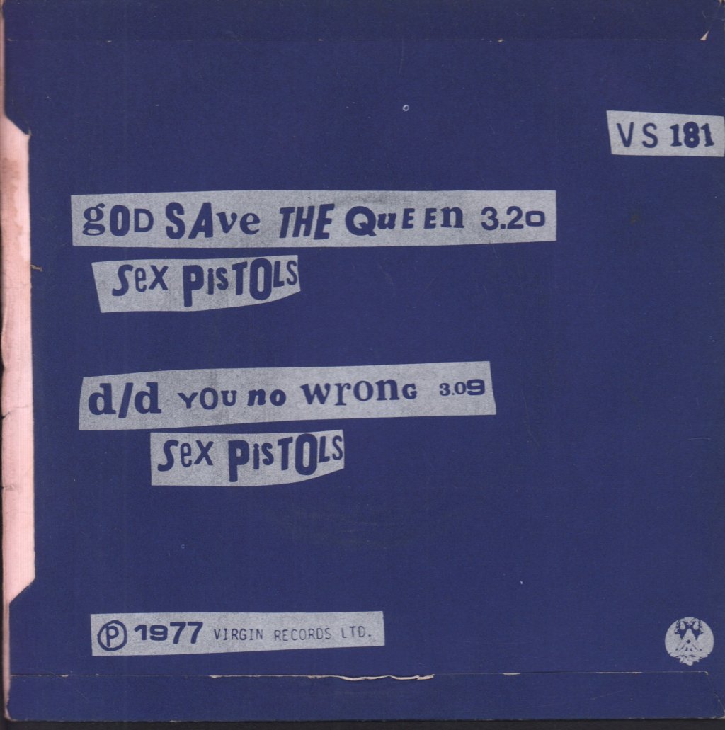 Sex Pistols - God Save The Queen - 7 Inch