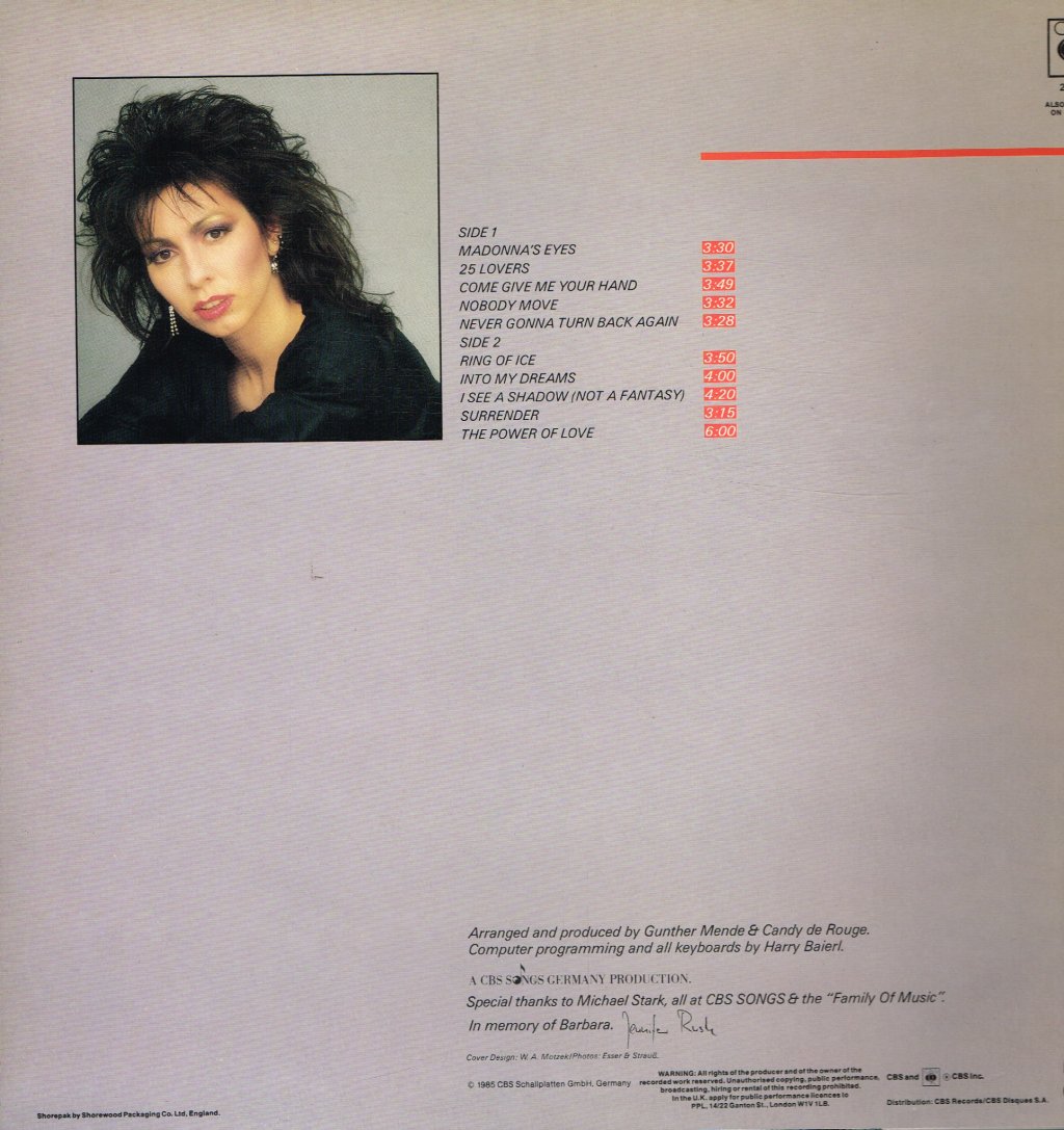 Jennifer Rush - Jennifer Rush - Lp