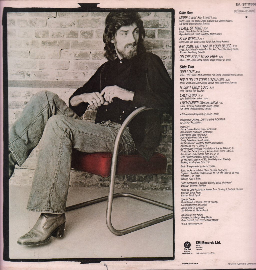 Jackie Lomax - Livin' For Lovin' - Lp