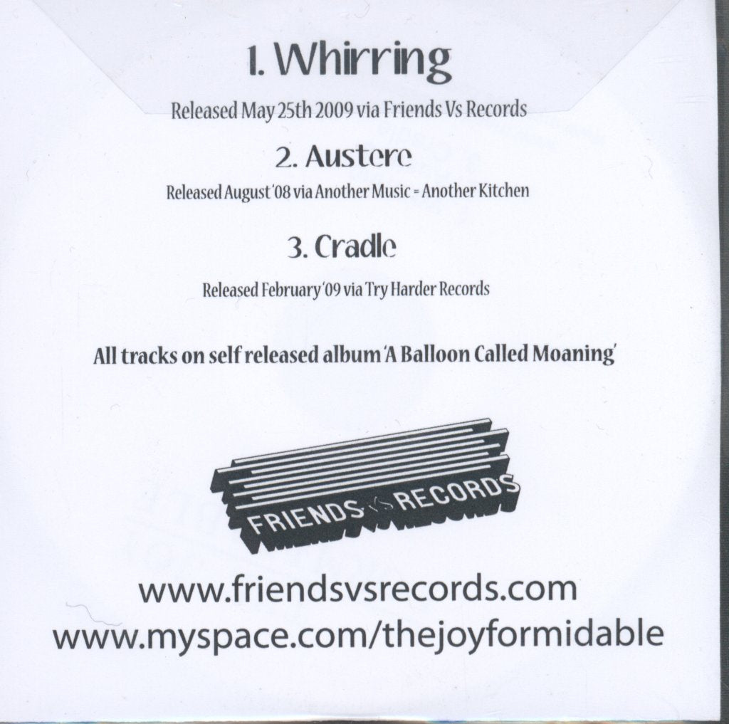 Joy Formidable - Whirring - Cdr