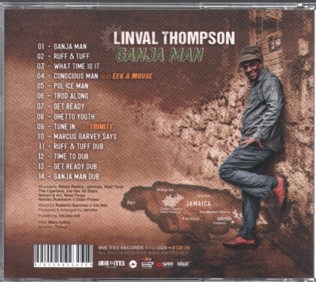 Linval Thompson - Ganja Man - Cd