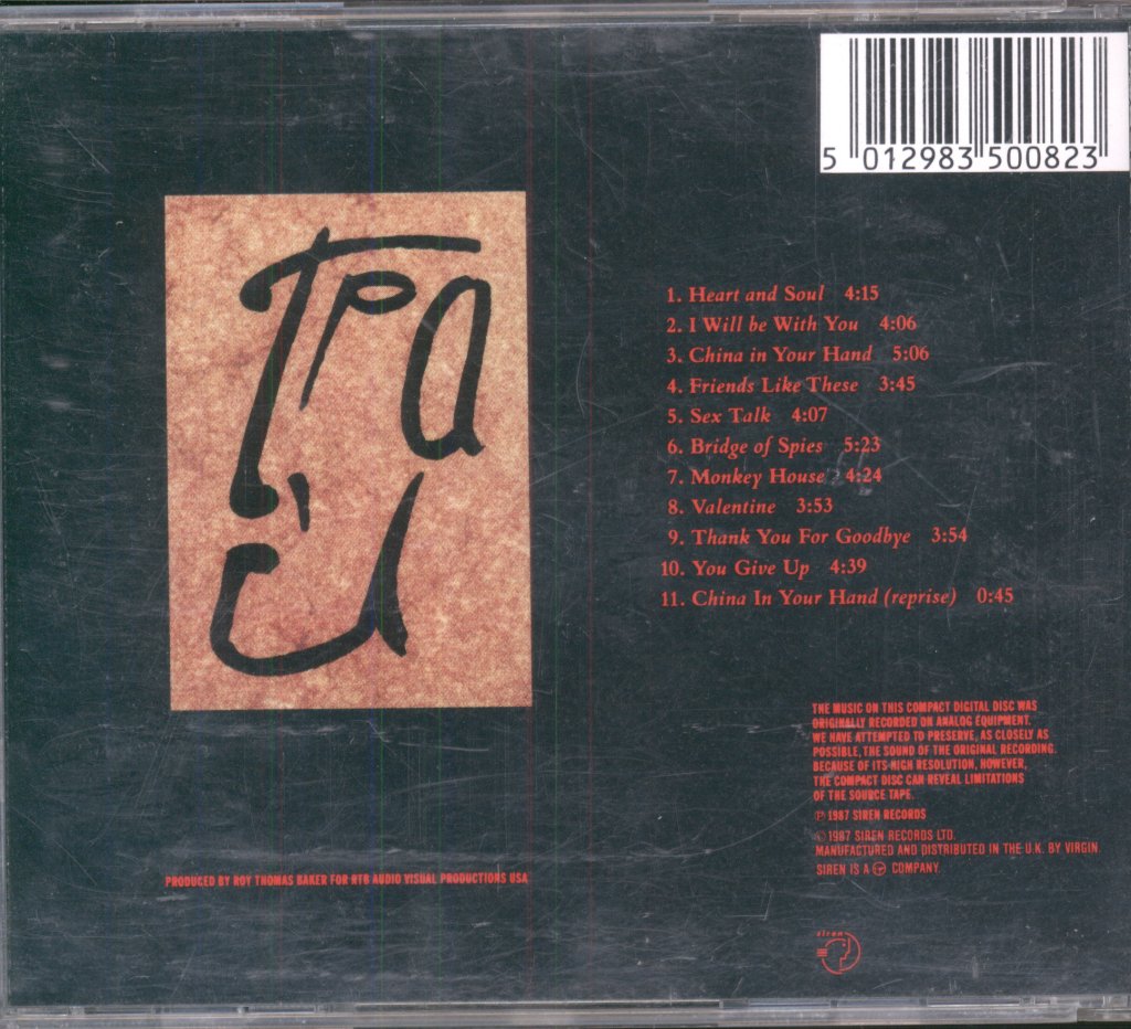 T'PAU - Bridge Of Spies - Cd