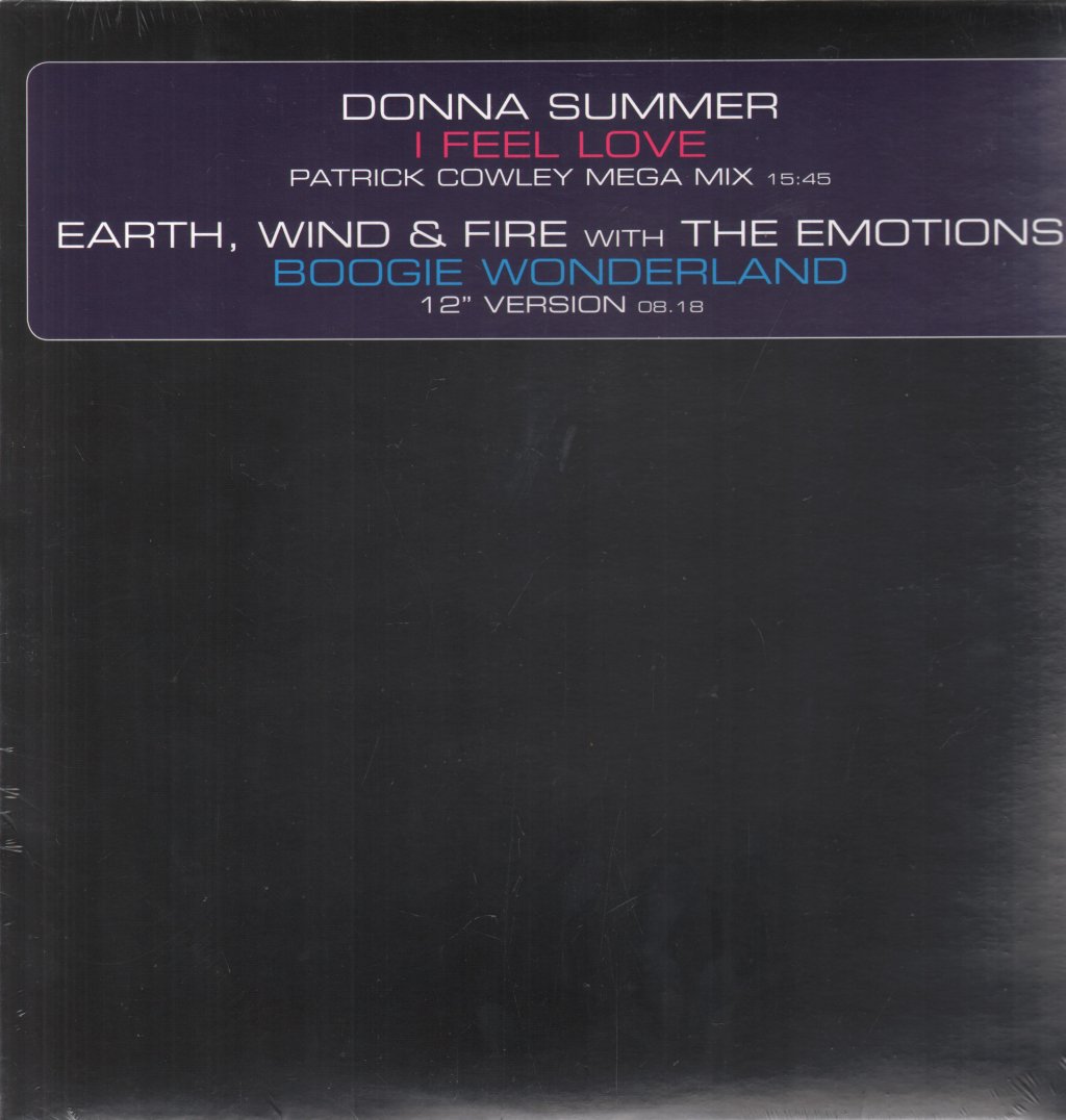 Donna Summer/Earth, Wind And Fire With The Emotions - I Feel Love / Boogie Wonderland - 12 Inch