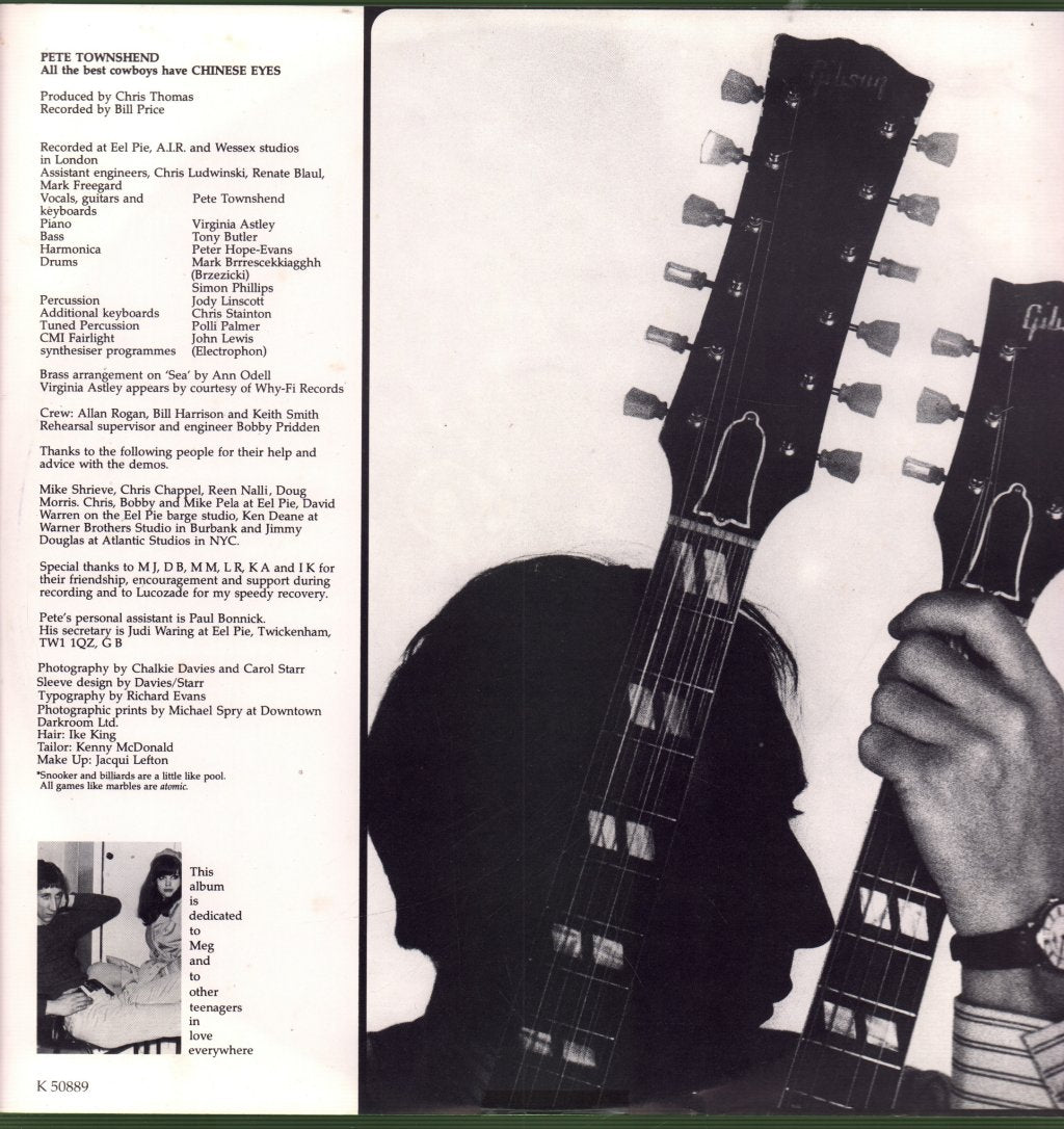 Pete Townshend - All The Best Cowboys Have Chinese Eyes - Lp