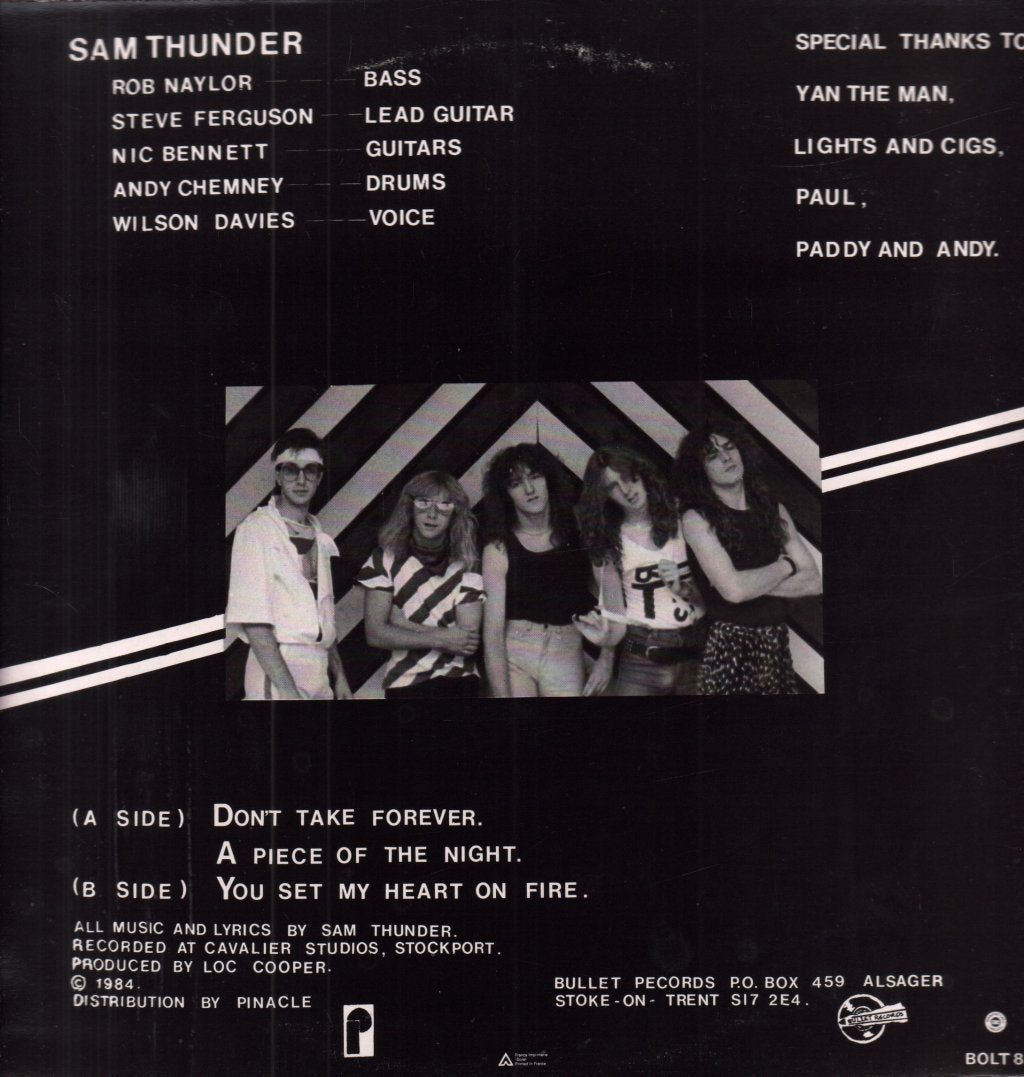 Sam Thunder - Don't Take Forever - 12 Inch